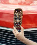 Aka Tiki Hood Ornament